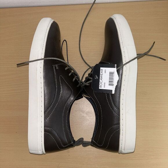 Rocawear Men's Gray Leather Round Lace On Dress Shoes US 11 - Picture 6 of 7